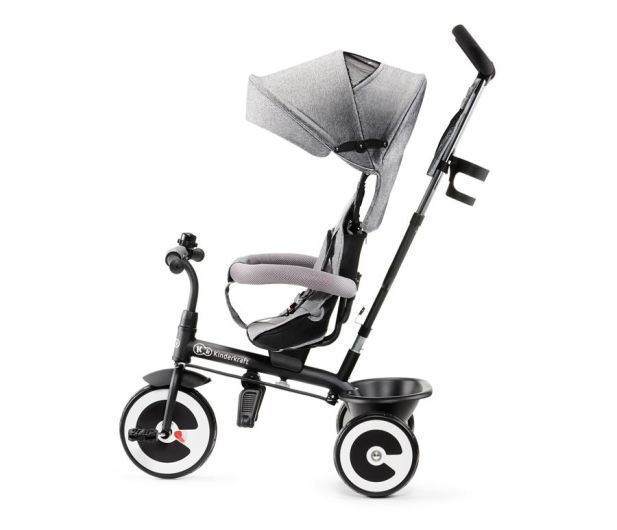 Kinderkraft Rowerek Trójkołowy Aston Grey - 463171 - zdjęcie 2